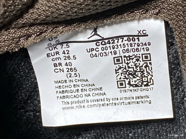 Cheap MAX 1 Low Air Mocha SP Dark Travis OG Scott Jordan CQ4277-001 x 0816